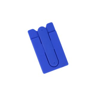 Porta tarjetas y soporte para celular.